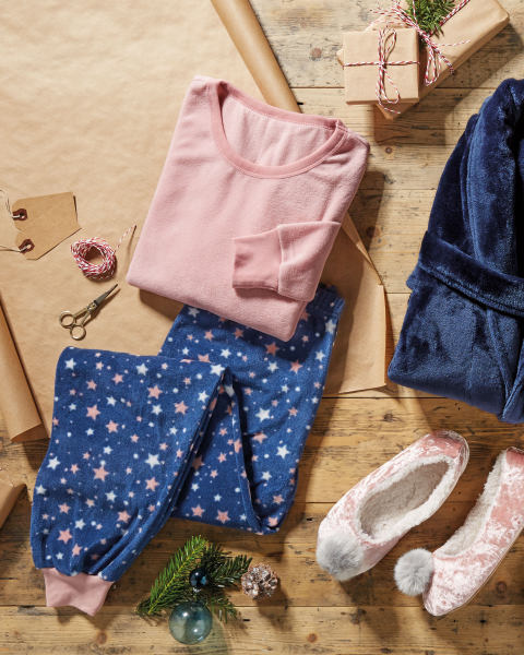 Avenue Star Ladies Fleece Pyjamas
