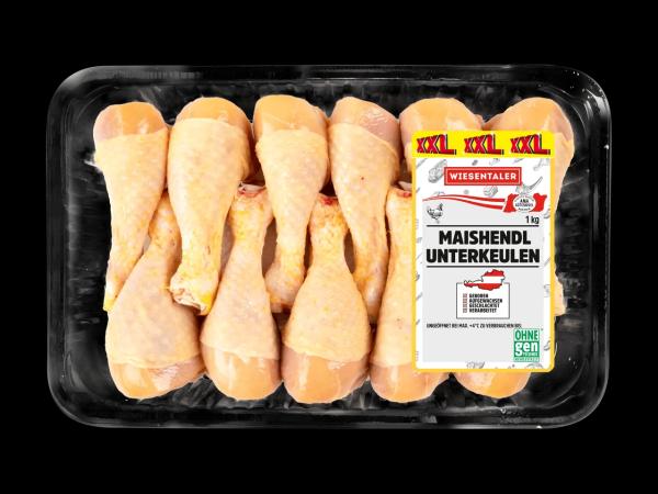 Frische Maishendl Unterkeulen