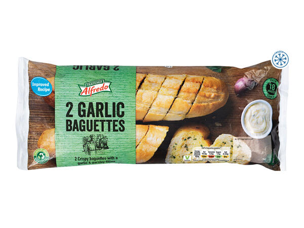 Trattoria Alfredo 2 Garlic Baguettes