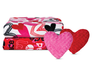 Huntington Home Valentine's Day Throw and Pillow