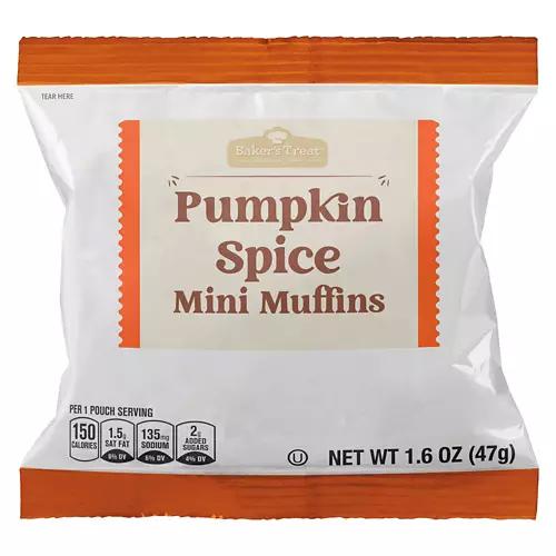 Pumpkin Spice Mini Muffins, 5 pack