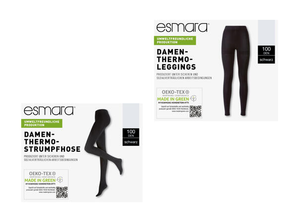 Thermo-Leggings/​-Strumpfhose 100 DEN