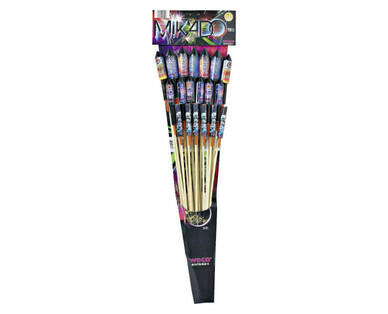 WECO(R) SUISSE 
 LOT DE FUSÉES MIKADO, 19 PIÈCES