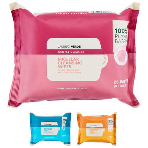 Assorted Verde Cleansing Wipes 25 Pack