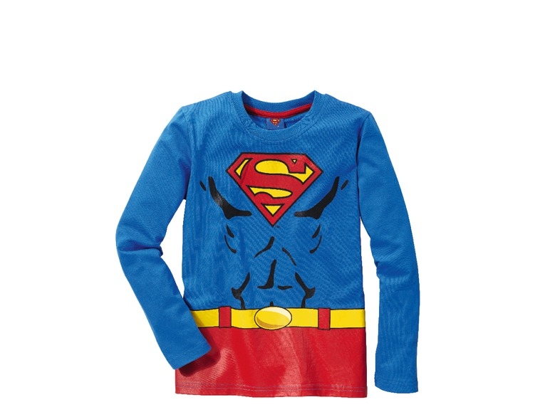 Boys' Long-Sleeved Top "Superman, Batman"