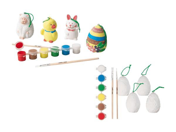 Figurines de Pâques à peindre, 12 pièces