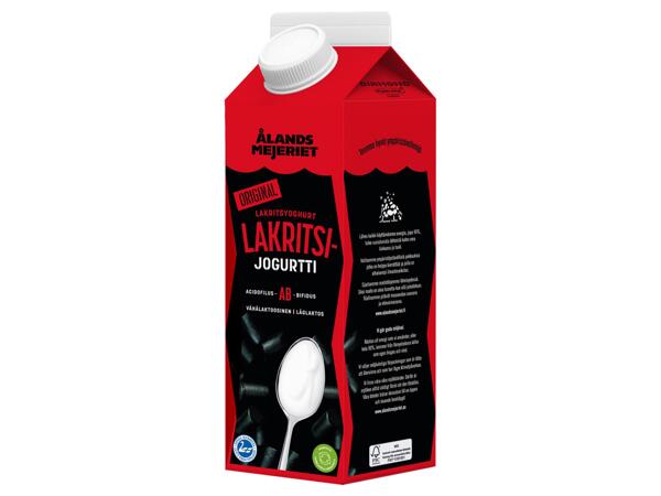 Ålandsmejeriet Lakritsyoghurt