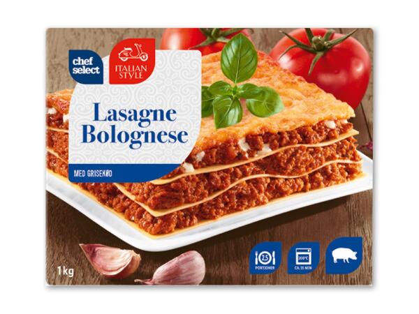 CHEF SELECT Lasagne bolognese