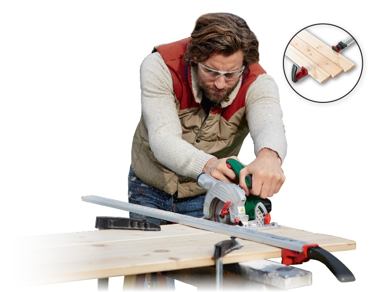 Parkside(R) Clamping Sawing Guide Rail