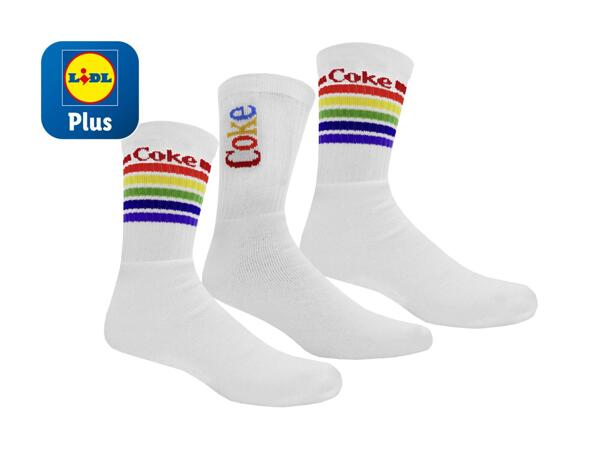 Chaussettes Coca-Cola, 3 paires