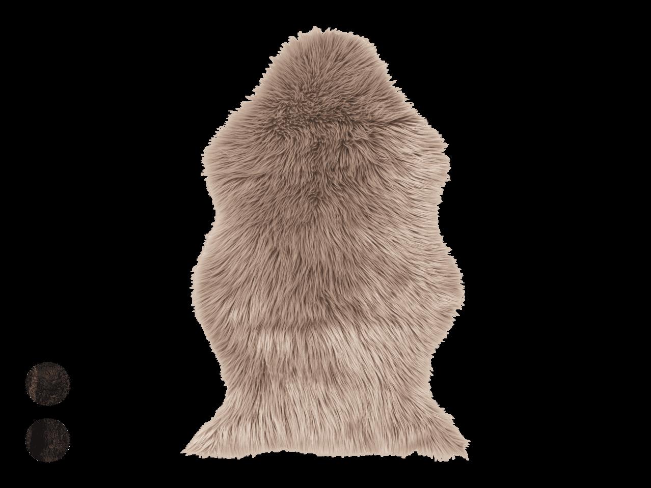 Tapis en fourrure synthétique