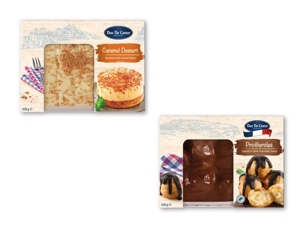 DUC DE COEU Profiteroles eller karameldessert