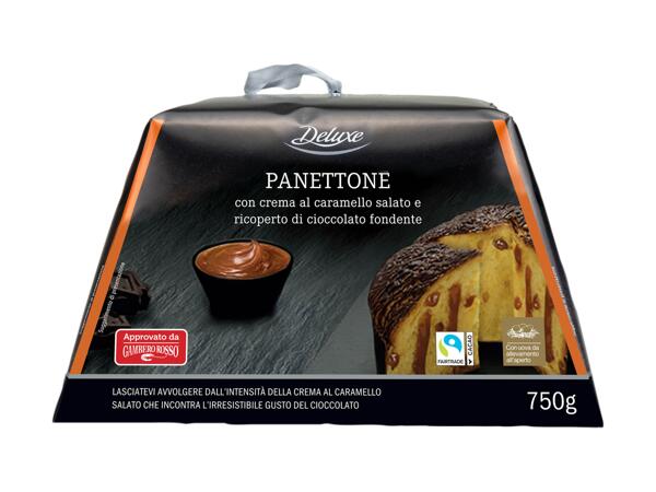 Panettone with salted Caramel Cream