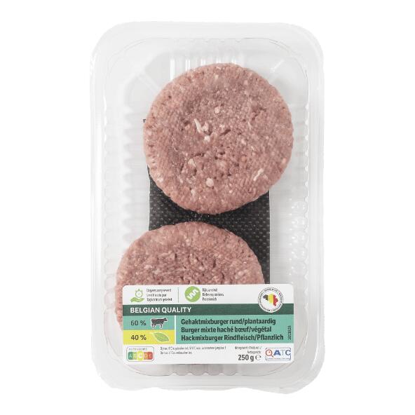 Gehaktmixburger rund/plantaardig