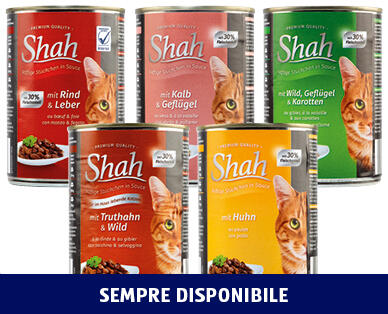 SHAH
CIBO PER GATTI