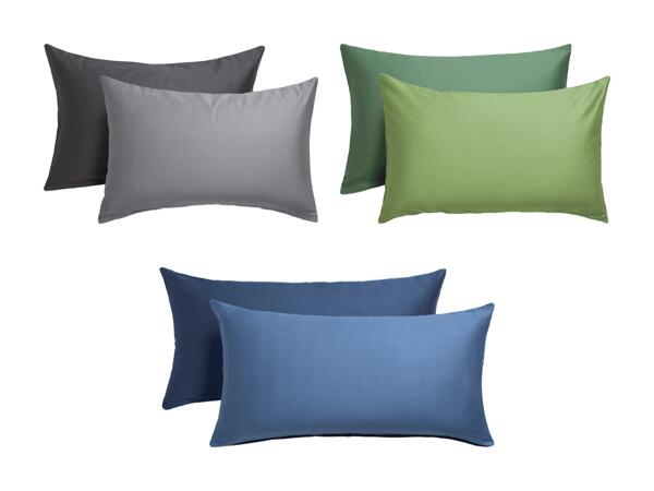 Taies d'oreiller en satin Mako LOOKS by Wolfgang Joop, set de 2