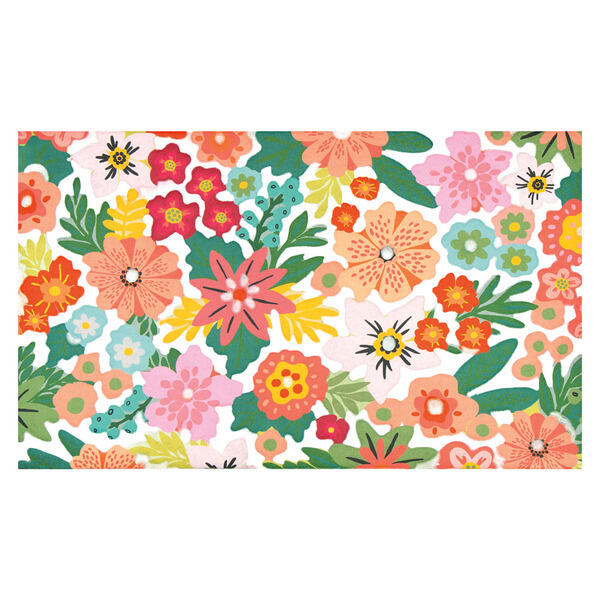 KIRKTON HOUSE 18" x 30" Sculptures Doormat - Floral