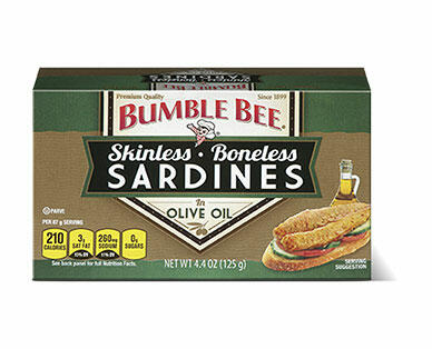 Bumble Bee Boneless Skinless Sardines in Olive Oil