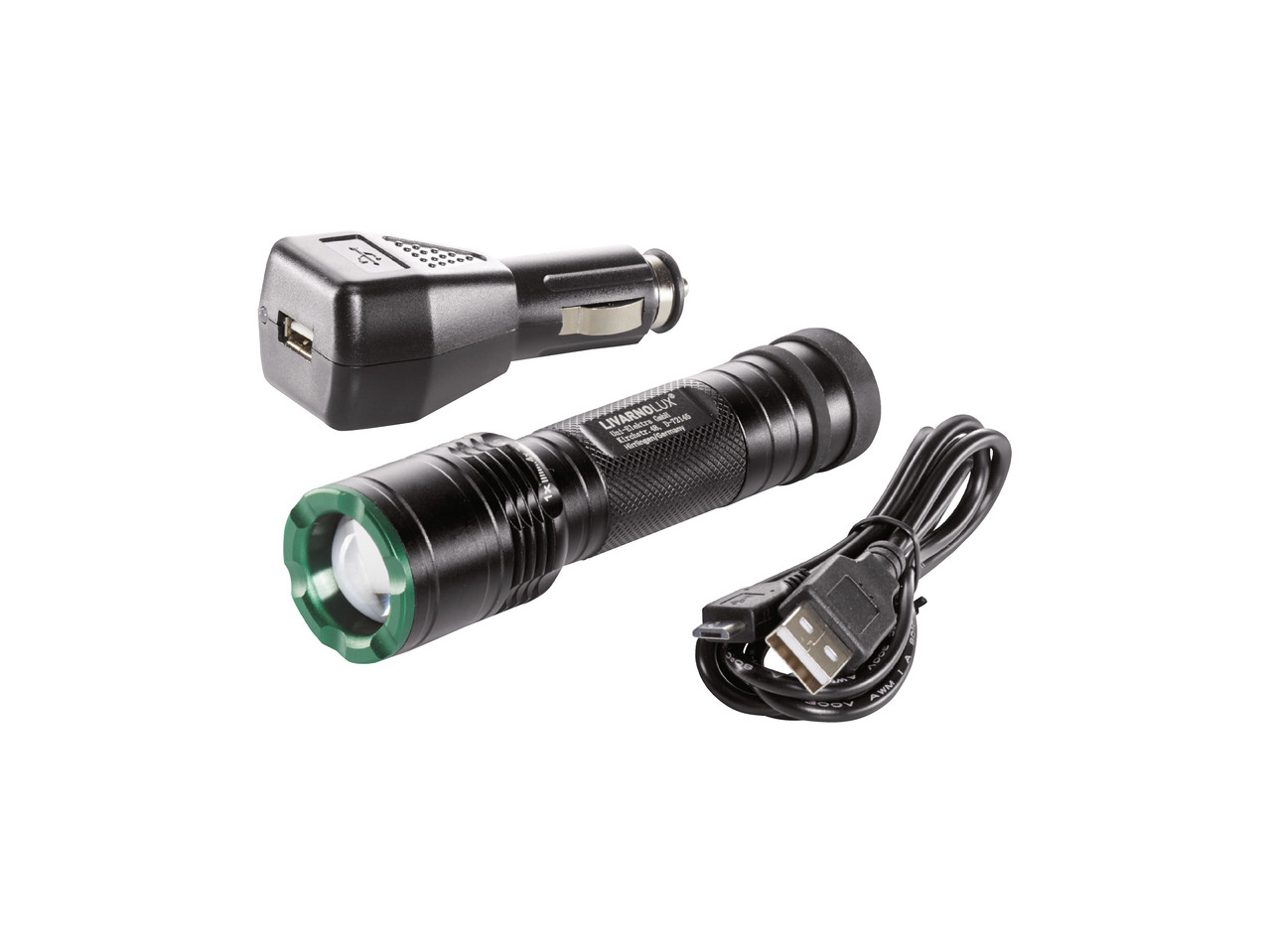 LED kapesní svítilna s powerbankou