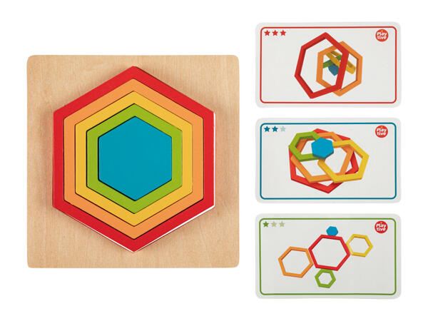 Playtive Wooden Rainbow Puzzle