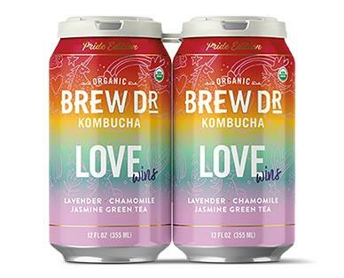 Brew Dr. Kombucha 
 Clear Mind or Love Kombucha 4-Pack