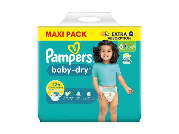 Couches Pampers baby-dry taille 6