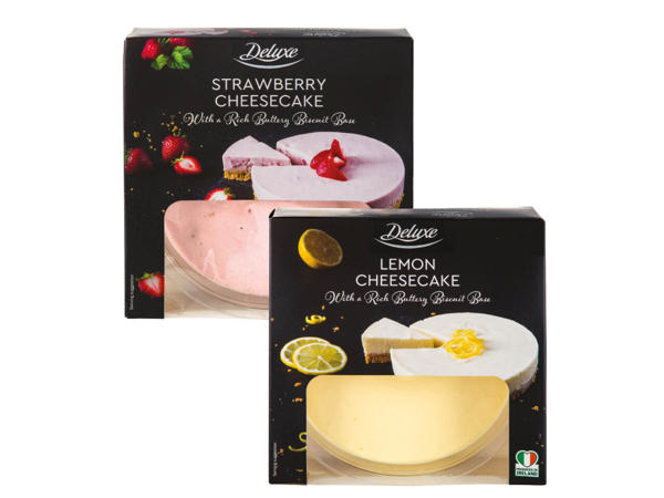LEMON / STRAWBERRY CHEESECAKE