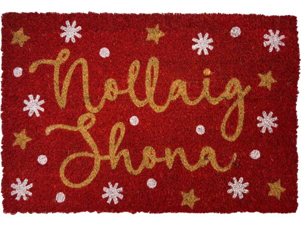 Christmas Coir Doormat