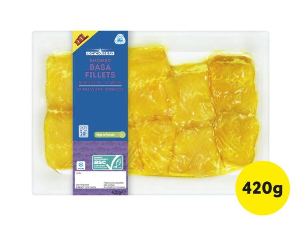 Lighthouse Bay Smoked Basa Fillets 420g