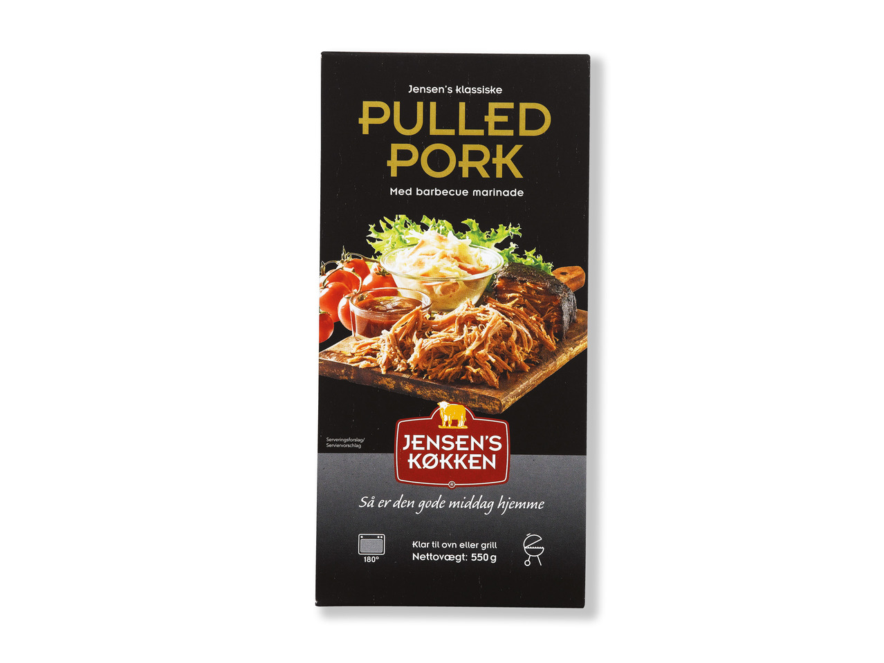 JENSEN'S KØKKEN Pulled pork eller chicken