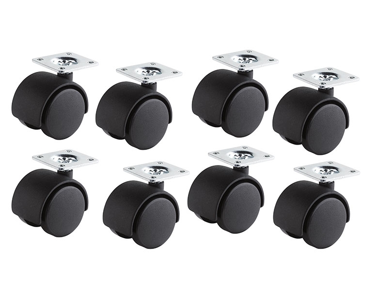POWERFIX Swivel or Furniture Castors Set
