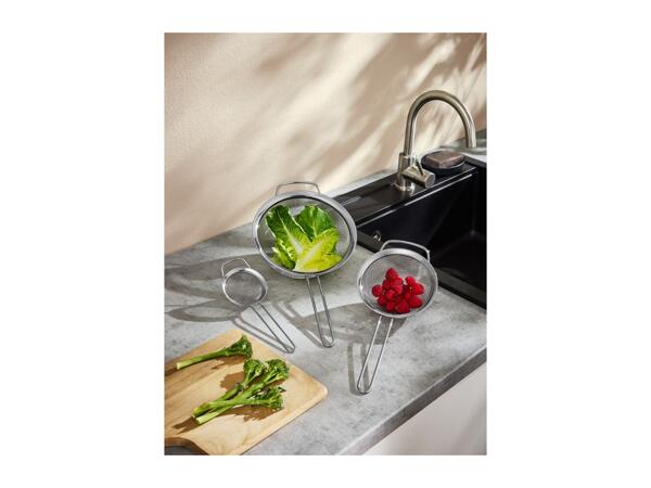 Silvercrest Stainless Steel Sieve Set - 3 Pieces