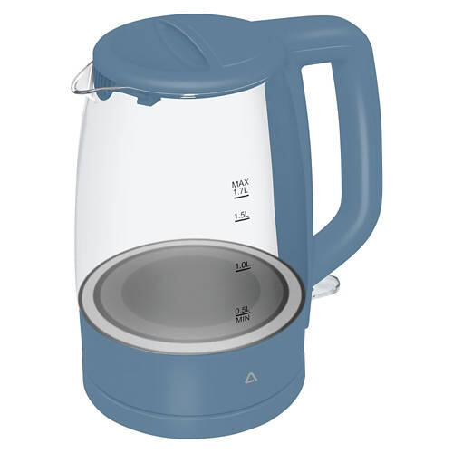 Electric Glass Kettler, Blue