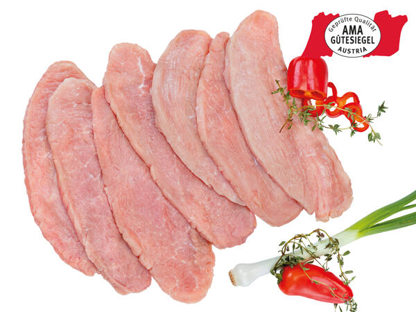 Frische Schweineschnitzel