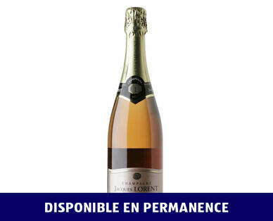 CHAMPAGNE BRUT ROSÉ AOC JACQUES LORENT