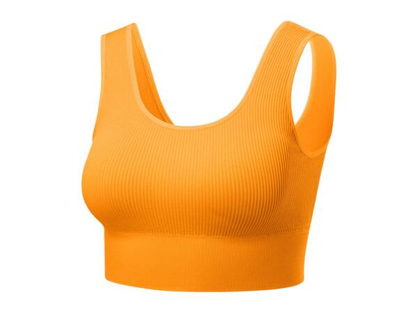 Crivit Ladies' Orange Low Impact Sports Bra