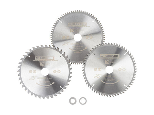 Lames de scie circulaire, lot de 3