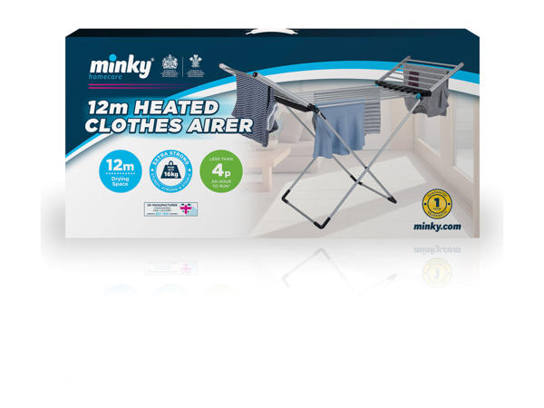 Minky Wing 12m Heated Clothes Airer