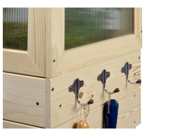 Cold Frame with Table and Hook