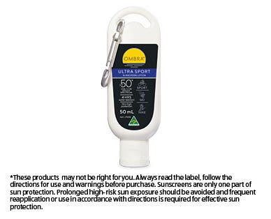 Ombra Sunscreen Carabiner SPF50+ 50ml