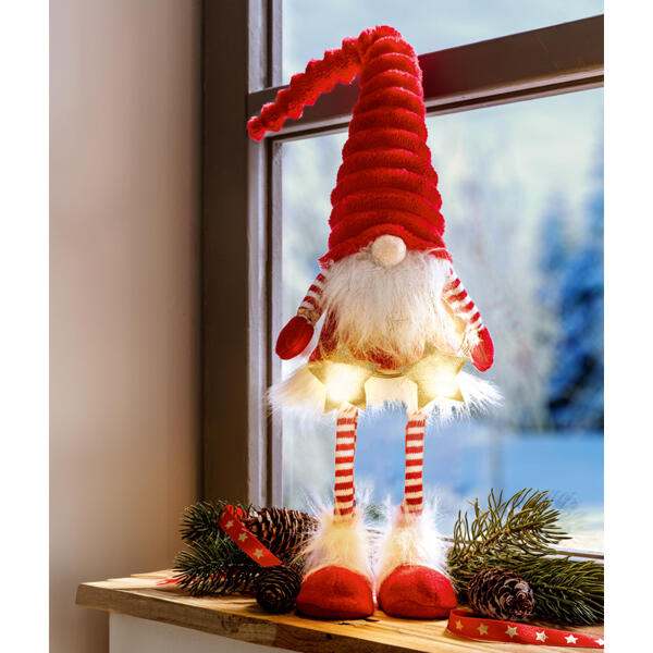 LED-Deko-Wichtel "Sandy"