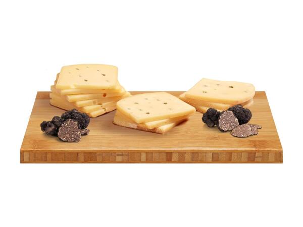 Raclette à la truffe en tranches