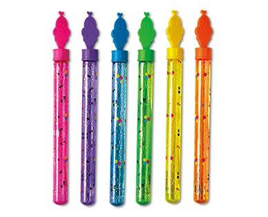 Bee Happy 
 6-Pack Bubble Wands or 48-Piece Chalk