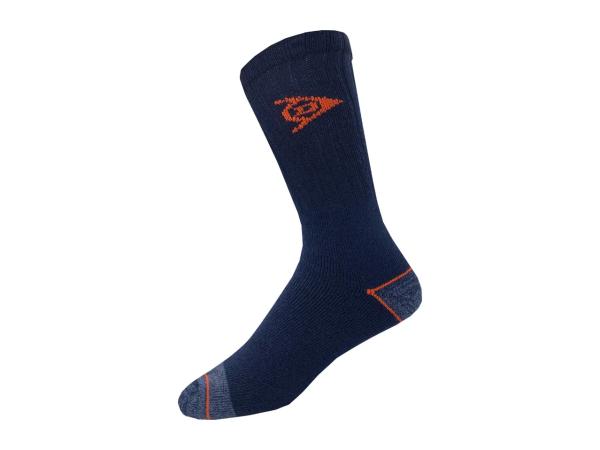 DUNLOP Men's Navy Work Socks - 3 Pairs