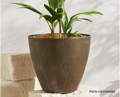 Timber-Look Planter 