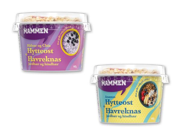 Mammen hytteost med havreknas