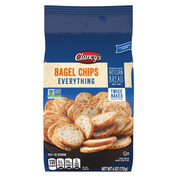 Clancy's Bagel Chips - Everything