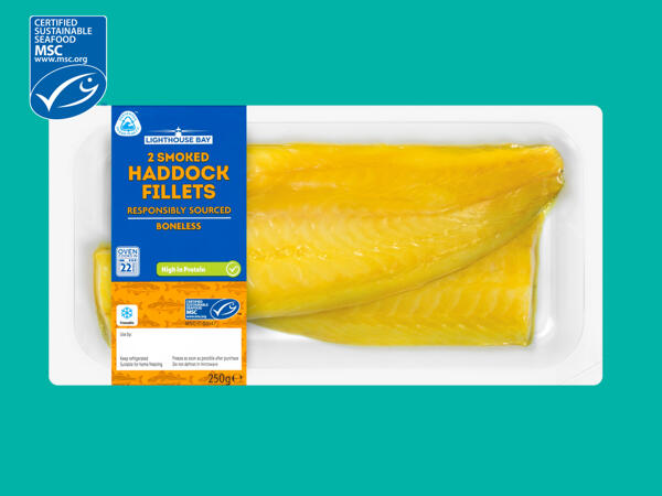 Lighthouse Bay 2 Smoked Haddock Fillets