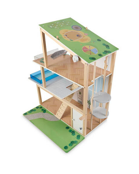 Three Storey Wooden Dolls House