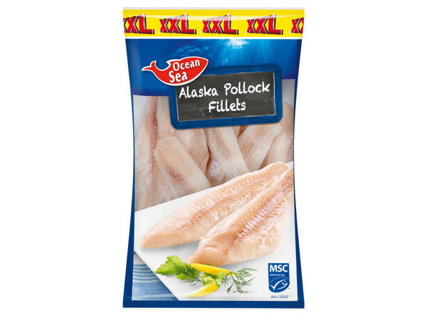 OCEAN SEA Alaska Seelachsfilet 1000 g + 100 g gratis